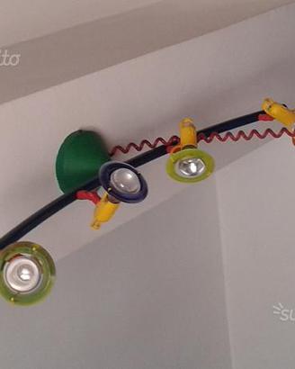 Lampadario colorato faretti