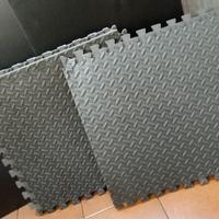 Tappetino Fitness Schiuma EVA 8pz 60x60cm Nero