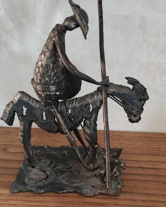 Scultura in ferro Don Chisciotte