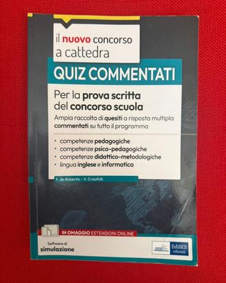 Libro quiz per la prova del concorso scuola