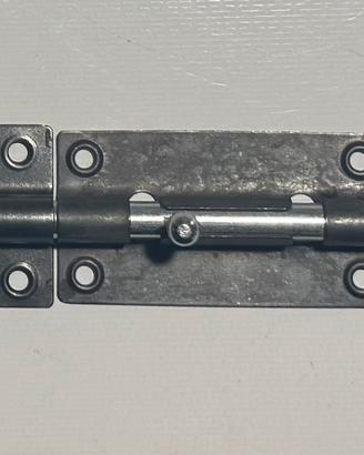 Chiavistello zincato metallo 10 cm porta cancello