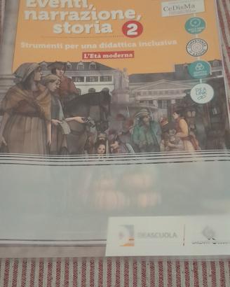 libro scolastico-Eventi, narrazione, storia