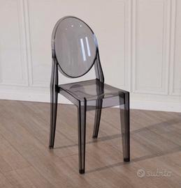 Sedie Kartell originali Victoria Ghost fumé