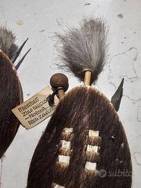 Lotto 3 scudi Zulu miniatura originali – Made in Z