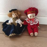 LOTTO 18 BAMBOLE PORCELLANA