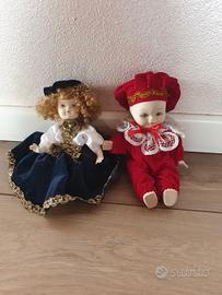 LOTTO 18 BAMBOLE PORCELLANA