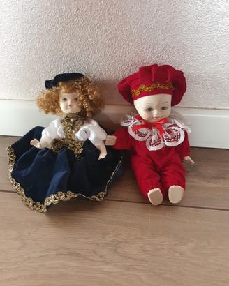 LOTTO 18 BAMBOLE PORCELLANA