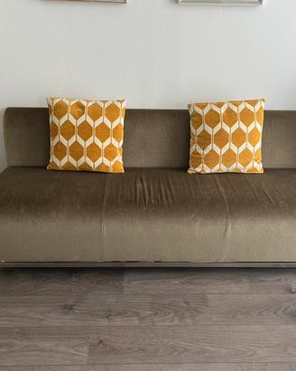 Ribasso- Divano di design- 180 cm velluto marrone