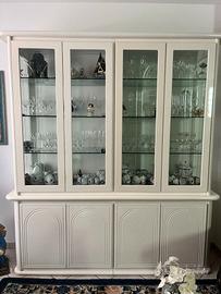 CRISTALLIERA / VETRINA LACCATA BIANCA