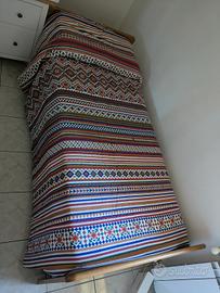 letto singolo con doppia rete