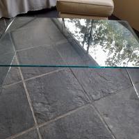 tavolino cristallo arte Fontana