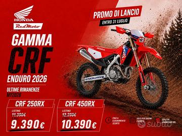Honda CRF 450 RX Enduro 2026 NUOVA