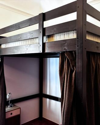 Letto a soppalco matrimoniale