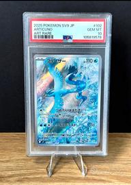 Carta pokemon  articuno gradata psa10 giapponese