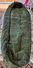 Sacco a pelo verde militare
