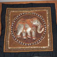 quadro arazzo tailandese elefante