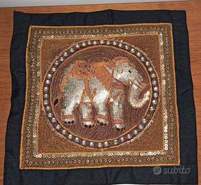 quadro arazzo tailandese elefante