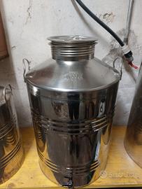 Fustino olio inox