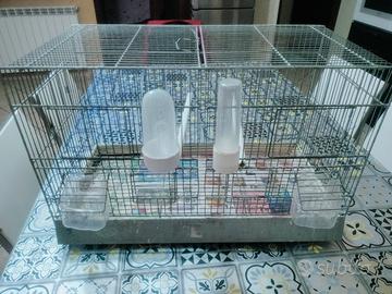 GABBIA 55 - NIDO - MANGIATOIE