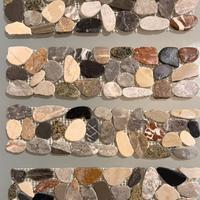 Ciottoli di fiume, TAPPETINI con tessere 2-3 cm.