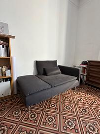 SÖDERHAMN Chaise-longue, Fridtuna grigio scuro