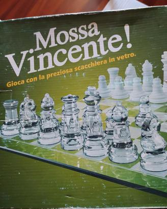Scacchiera in  vetro,
