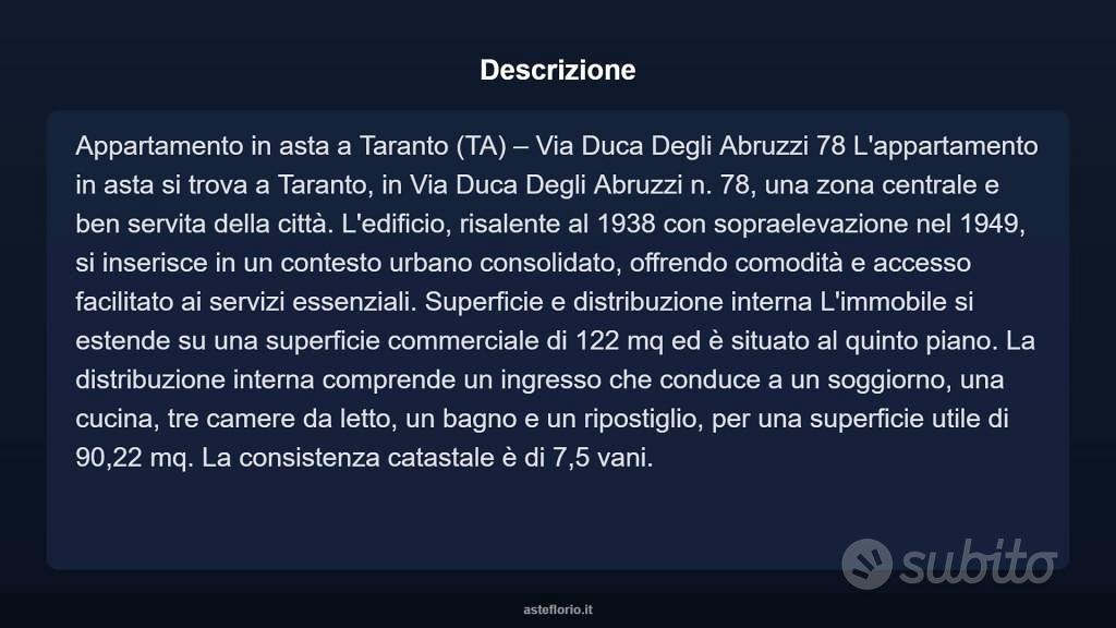 Appartamento – Taranto - Vista 4