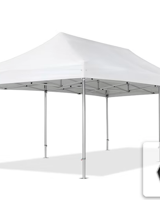 Gazebo pieghevole professionale 4x8 m
