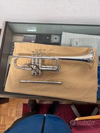 Tromba in C Bach 180/229 con doppio cannello