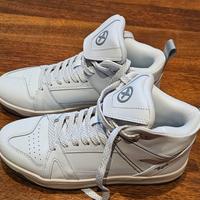 Scarpe Donna XPD Moto-1 Leather Sneakers bianco