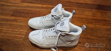 Scarpe Donna XPD Moto-1 Leather Sneakers bianco