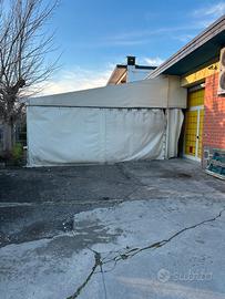 Struttura con tetto motorizzato