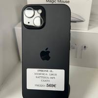 iPhone 15 | 128GB | 84% | Garanzia 1 anno