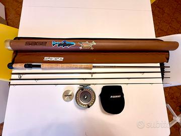 Sage Spey flyrod 5120-4 line 5, Sage Spey flyreel