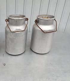 VECCHI BIDONI LATTE, USO ARREDO rimasti 2 PZ.