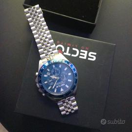 Sector No Limits 230 Cronografo Blu Acciaio 43mm c