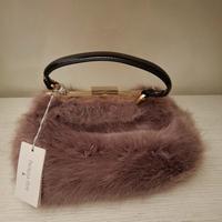 Borsa in pelliccia ecologica