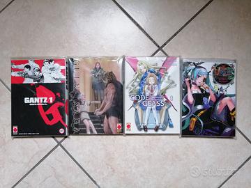 Lotto 4 Manga Numeri 1: Gantz, Code Geass e altri