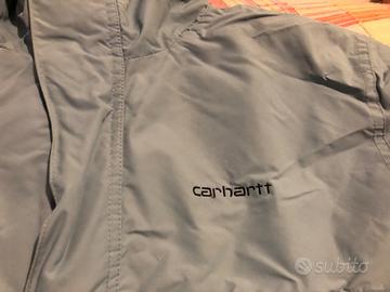 CARHARTT giacca impermeabile azzurra UNISEX