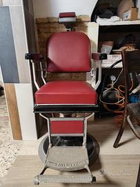 Poltrona Barbiere F.lli Zerbini Torino Anni 40 50