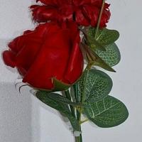 rosa rossa finta