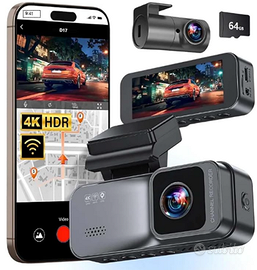 OSMO DASHCAM PRO 4K WIRELESS anteriore e posterior