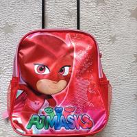 Zaino convertibile mini trolley Pj Masks Gufetta