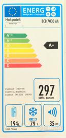 Frigorifero combinato da incasso Hotpoint (A+)