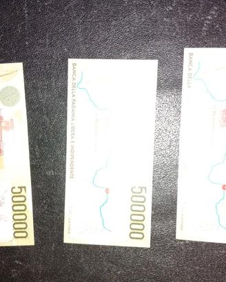 banconote da collezione Padania 