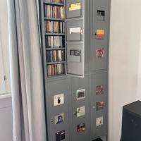 3 Armadietti IKEA in metallo grigio – Set completo