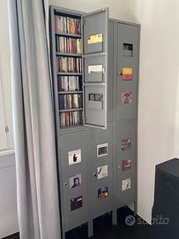 3 Armadietti IKEA in metallo grigio – Set completo