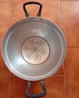 Scolapasta Vintage in Alluminio 
