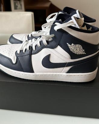 SCARPE NIKE AIR JORDAN 1 MID (554724) TG 47 NUOVE