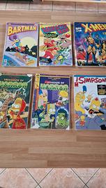 Fumetto lotto Simpson. album di X- men del 95